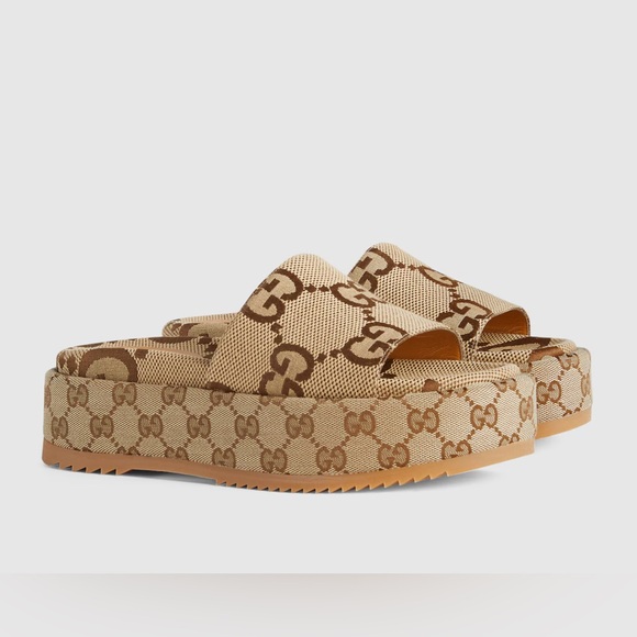 Gucci Shoes - Gucci Women's platform slide sandal; S 39